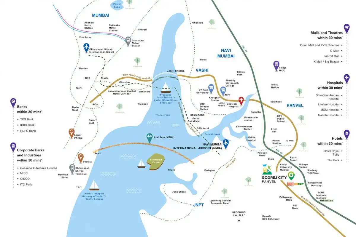 Godrej Golf City Panvel Connectivity